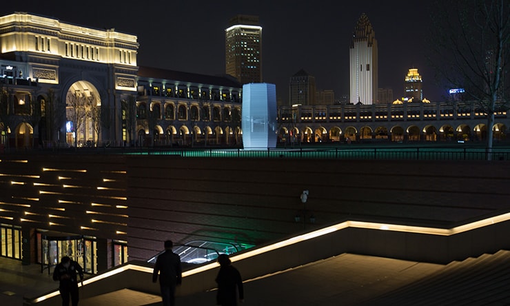 クラウドファンディングを通じて製作した「スモッグ・フリー・タワー」は、目標額の倍を超える11万3,000ユーロ（約 1,500万円）が集まった ©Studio Roosegaarde