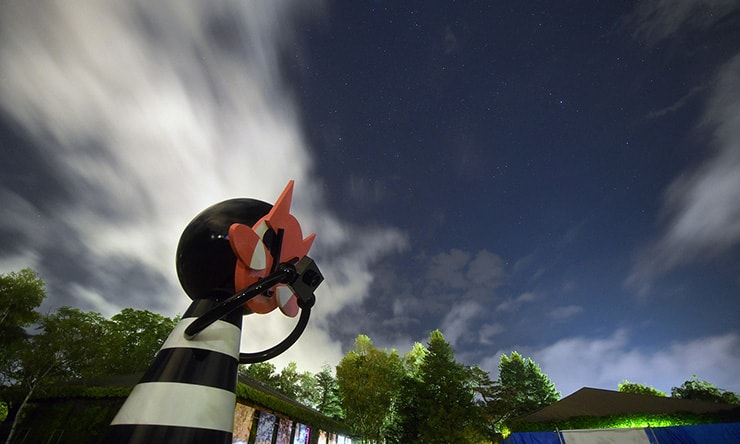 夏の夜の星空体験 −浅間のきらめく星々を撮る− 「星空写真教室」レポート