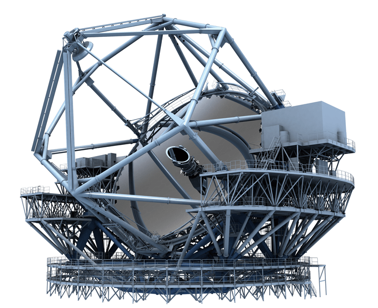 TMTの完成予想CG ©National Astronomical Observatory of Japan