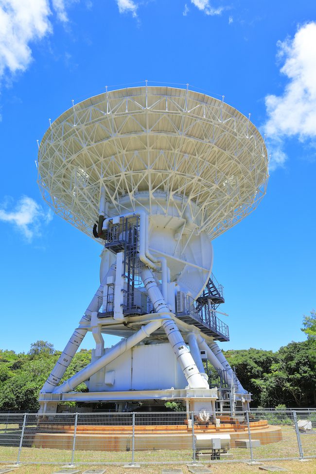 小笠原諸島 父島 国立天文台 VERA電波望遠鏡 ©︎Ushio Hamashita/a.collectionRF /amanaimages