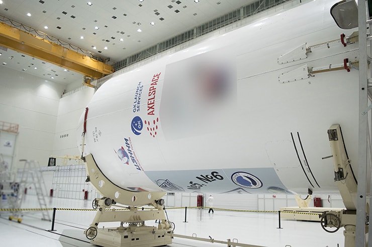 GRUSが搭載されたロシアのソユーズ2.1aロケット ©GK Launch Services, an operator of Soyuz-2 commercial launches from Russian spaceports