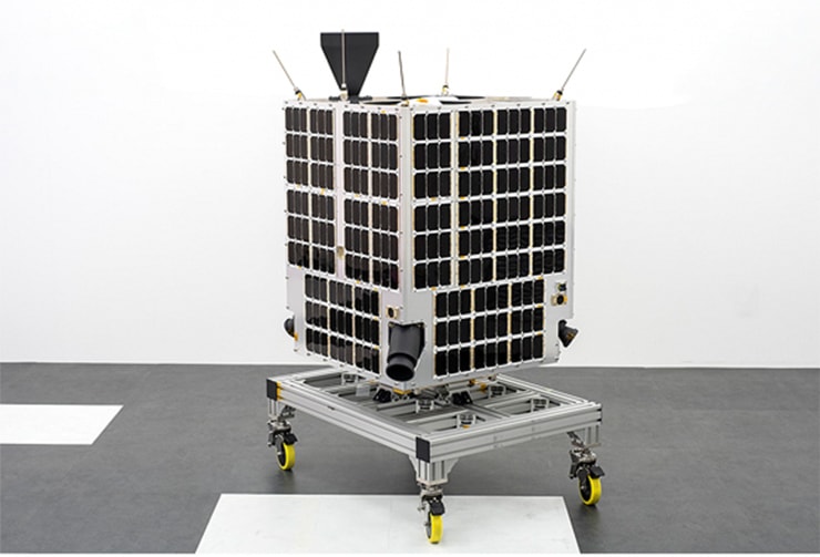 「GRUS 1号機」 撮影幅57kmで、1日あたり約85万㎢の面積を撮影可能（写真提供：アクセルスペース）