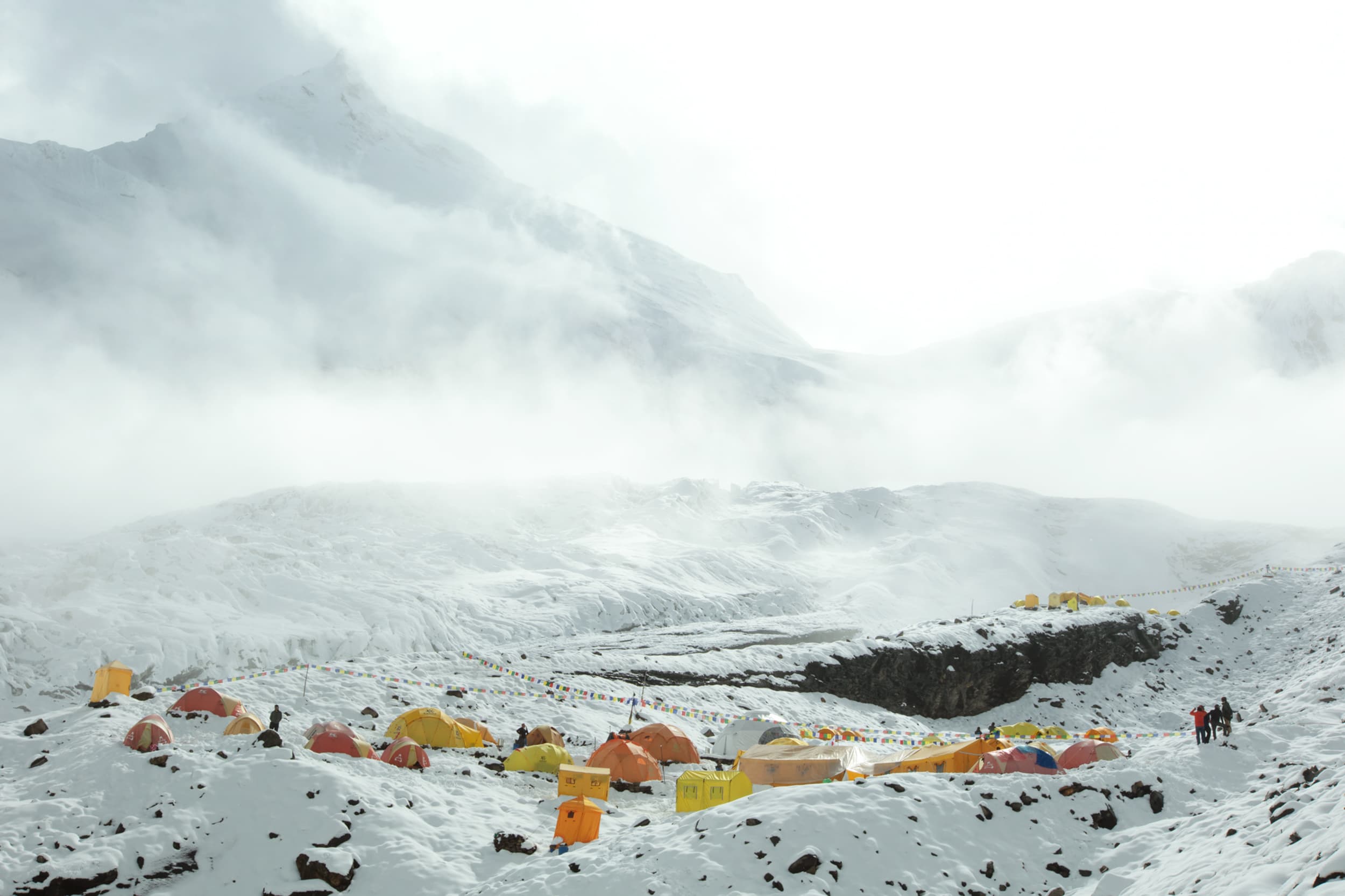 マナスル、ベースキャンプ（標高4,800m）