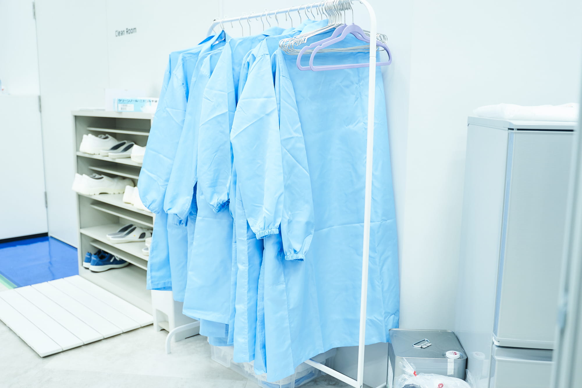 ALEオフィス内に設けられているクリーンルーム