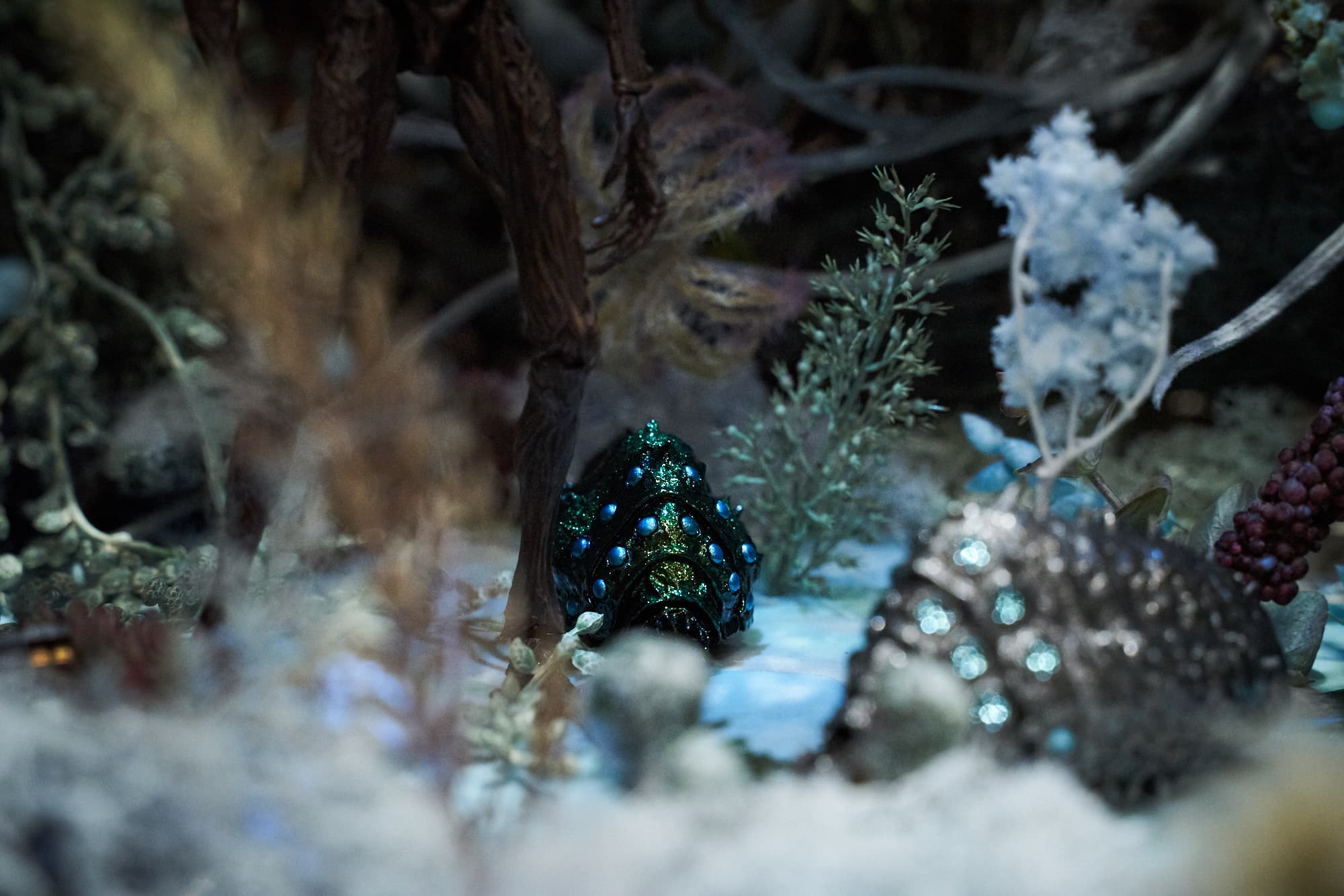 腐海に生息する蟲のなかで、最大の大きさを持つ「王蟲」。14個の眼と人間と同等以上の知性を備え、超個体として集団意識を持っている。彼らがこの世界に生息している理由が物語の終盤で明かされる